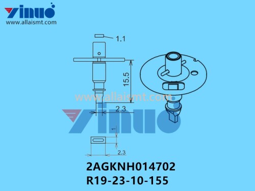 FUJI NXT H04 NOZZLE 2AGKNH014702 R19 23 10 155