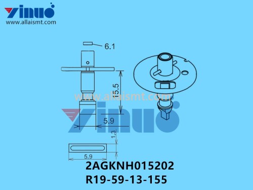 FUJI NXT H04 NOZZLE 2AGKNH015202 R19 59 13 155