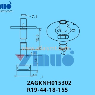 FUJI-NXT-H04-NOZZLE-2AGKNH015302-R19-44-18-155