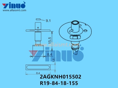 FUJI NXT H04 NOZZLE 2AGKNH015502 R19 84 18 155