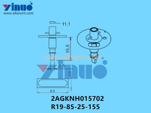 FUJI NXT H04 NOZZLE 2AGKNH015702 R19 85 25 155