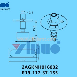 FUJI-NXT-H04-NOZZLE-2AGKNH016002-R19-117-37-155