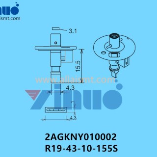 FUJI-NXT-H04S-NOZZLE-2AGKNY010002-R19-43-10-155S