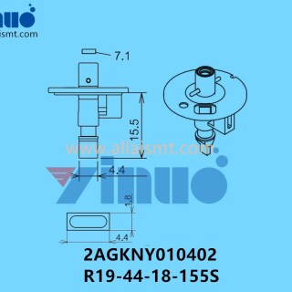FUJI-NXT-H04S-NOZZLE-2AGKNY010402-R19-44-18-155S