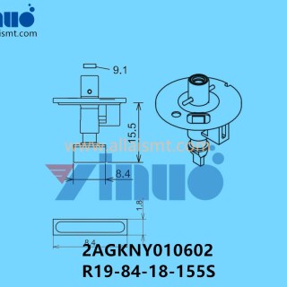 FUJI-NXT-H04S-NOZZLE-2AGKNY010602-R19-84-18-155S