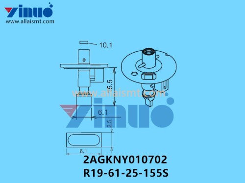 FUJI NXT H04S NOZZLE 2AGKNY010702 R19 61 25 155S