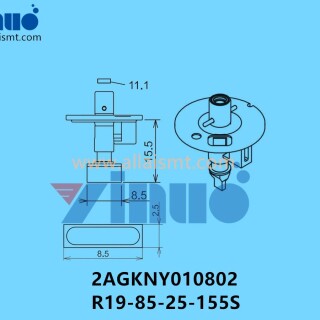FUJI-NXT-H04S-NOZZLE-2AGKNY010802-R19-85-25-155S