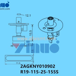 FUJI-NXT-H04S-NOZZLE-2AGKNY010902-R19-115-25-155S