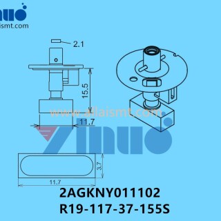 FUJI-NXT-H04S-NOZZLE-2AGKNY011102-R19-117-37-155S