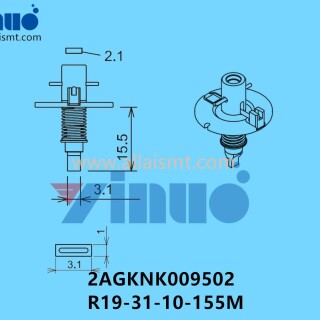 FUJI-NXT-H08M-NOZZLE-2AGKNK009502-R19-31-10-155M