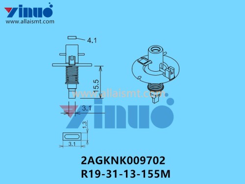 FUJI NXT H08M NOZZLE 2AGKNK009702 R19 31 13 155M