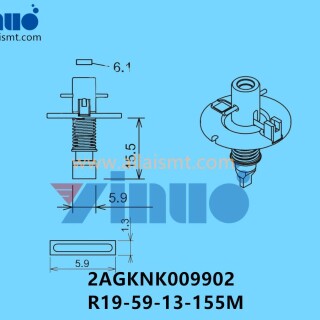 FUJI-NXT-H08M-NOZZLE-2AGKNK009902-R19-59-13-155M