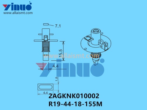 FUJI NXT H08M NOZZLE 2AGKNK010002 R19 44 18 155M