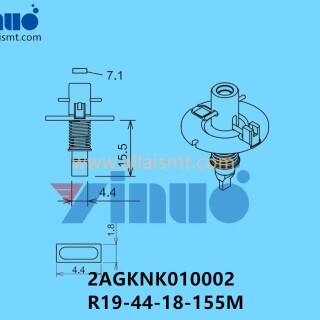 FUJI-NXT-H08M-NOZZLE-2AGKNK010002-R19-44-18-155M