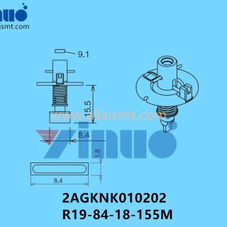 FUJI-NXT-H08M-NOZZLE-2AGKNK010202-R19-84-18-155M