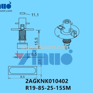 FUJI-NXT-H08M-NOZZLE-2AGKNK010402-R19-85-25-155M