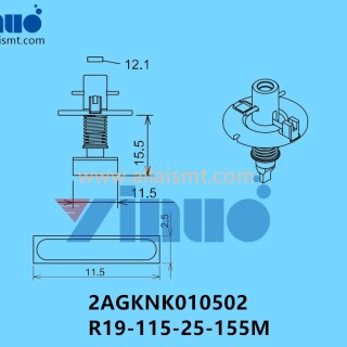 FUJI-NXT-H08M-NOZZLE-2AGKNK010502-R19-115-25-155M