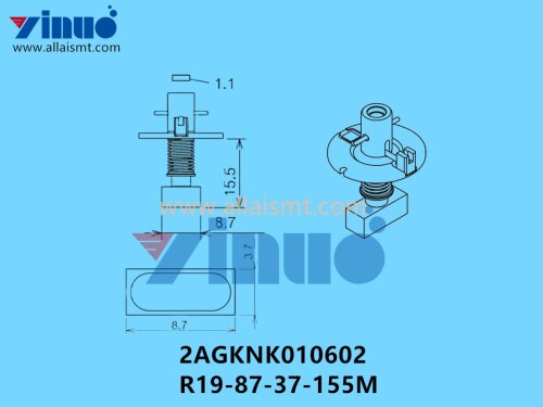 FUJI NXT H08M NOZZLE 2AGKNK010602 R19 87 37 155M