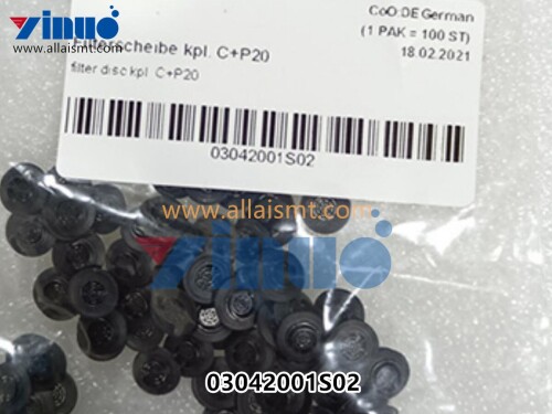 SIEMENS ASM 03042001S02 X4I Filter disc cpl. C+P20