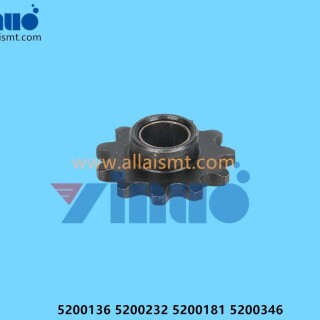 5200136-Gear-5200232-Axis-5200181-Copper-gasket-5200346-Snap-spring-BTU-1