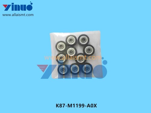 K87 M1199 A0X black plastic gear