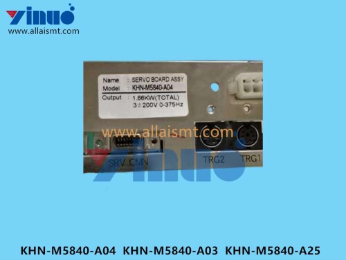 KHN M5840 A04 KHN M5840 A03 KHN M5840 A25 SERVO BOARD ASSY (1)