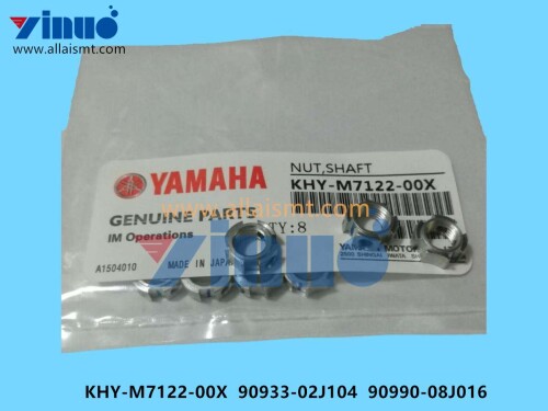 KHY M7122 00X 90933 02J104 90990 08J016 NUT Shaft