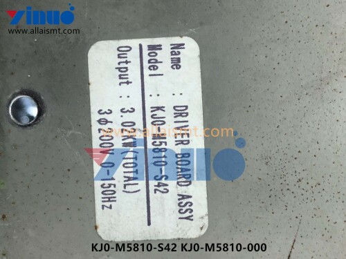 KJ0 M5810 S42 KJ0 M5810 000 DRIVER BOARD ASSY (2)