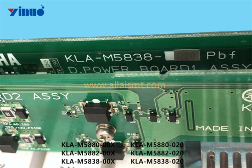 KLA M5882 020 KLA M5880 020 KLA M5838 020 KLA M5838 00X KLA M5882 00X KLA M5880 00X SERVO BARD ASSY 