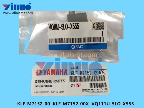 KLF M7152 00 KLF M7152 00X VQ111U 5LO X555 Valve (1)