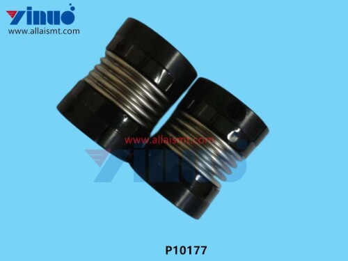 P10177 COUPLING BELLOWS 10MM X12X40MM ALUMINUM (2)