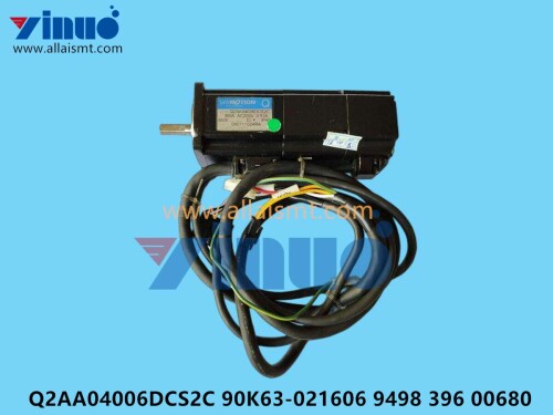 Q2AA04006DCS2C 90K63 021606 9498 396 00680 AC Servo Motor 60W (2)