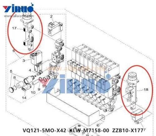VQ121 5MO X42 KLW M71580 00 ZZB10 X177 VALVE (2)