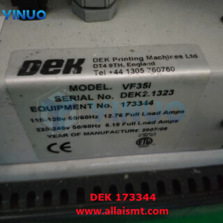 173344-DEK-VAC-UNIT-800-SERIES-VF35-INTEGRAL-110-230V-50-60HZ