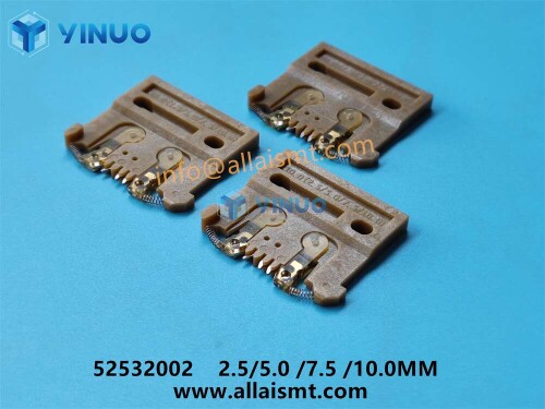 52532002 Carrier Clip Assembly,Quad Span 2.5 5.0 7.5 10.0 MM (10)