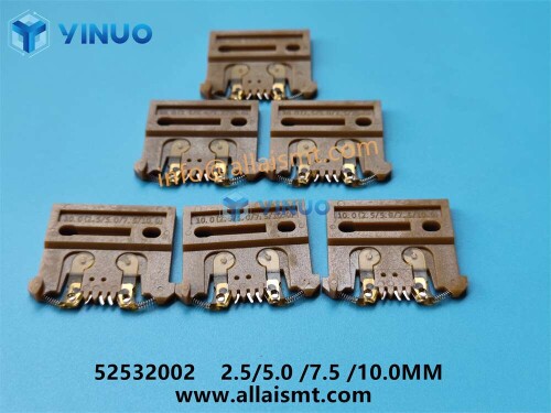 52532002 Carrier Clip Assembly,Quad Span 2.5 5.0 7.5 10.0 MM (8)